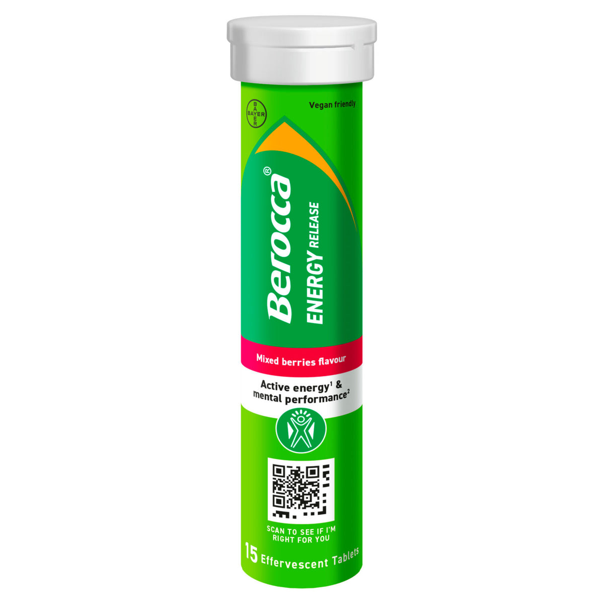 Berocca effervescent tablets mixed berries 15 tablets (British brand)