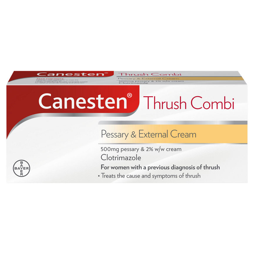 Canesten Combi Pessary and Cream 1 pack GOODS ASDA   