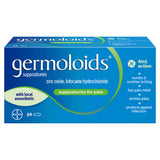 Germoloids Triple Action Haemorrhoids (Piles) Suppositories 24