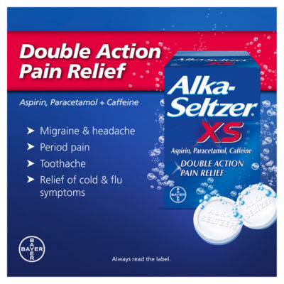 Alka-Seltzer XS Double Action Schmerzlinderung Brausetabletten 20 Stück