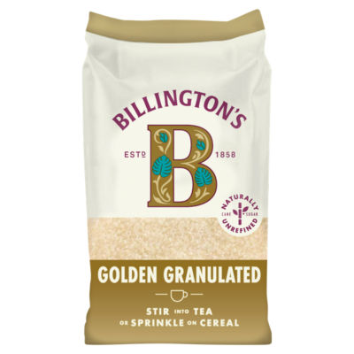 Billington's Golden Granulated Natural Unrefined Cane Sugar