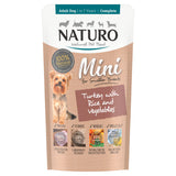 Naturo Natural Pet Food Mini Turkey with Rice and Vegetables Adult Dog 1 to 7 Years 150g GOODS ASDA   