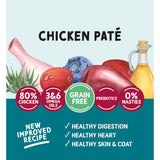 Naturo Chicken Paté cat food 85g, imported from the UK