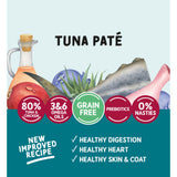Naturo Tuna Paté cat food 85g, imported from the UK