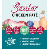 Naturo chicken paté senior cat food 85g (British brand)
