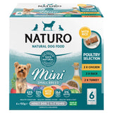 Naturo Mini Small Breed Poultry Selection wet dog food 6x150g, UK version