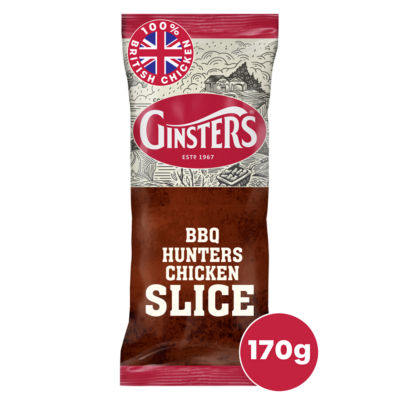 Ginsters BBQ Hunters Chicken slice 170g, UK version