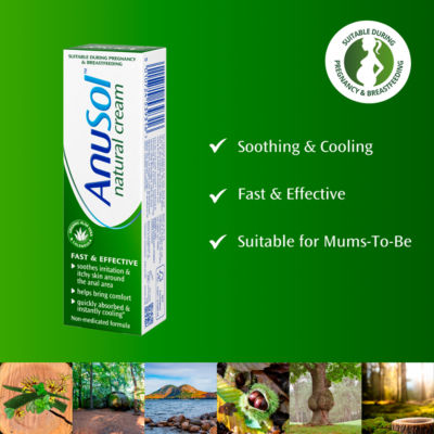 Anusol Natural Cream 30g Relief - British product