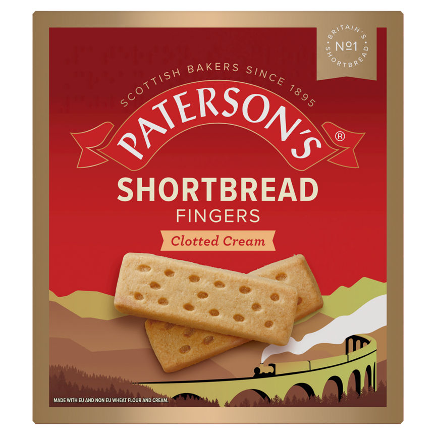 Paterson's Clotted Cream Shortbread Fingers