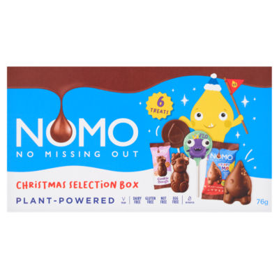 NOMO Kids Selection Box vegan chocolate 76g - British product