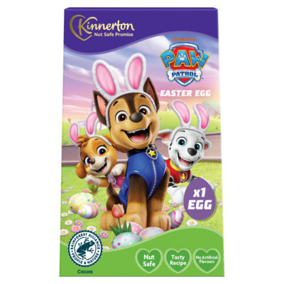 Kinnerton Paw Patrol chocolate Easter egg 50g, UK version
