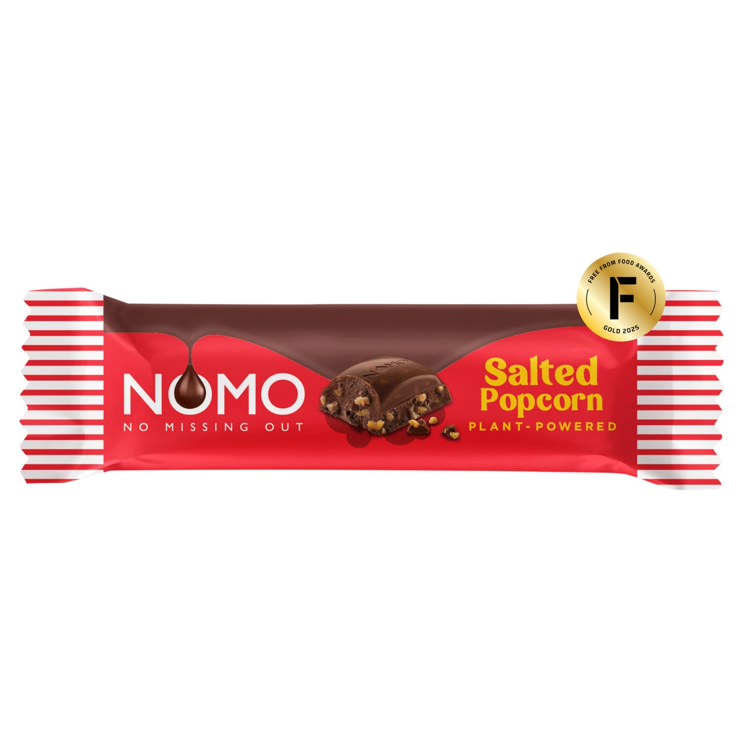 NOMO salted popcorn chocolate bar 32g - British product