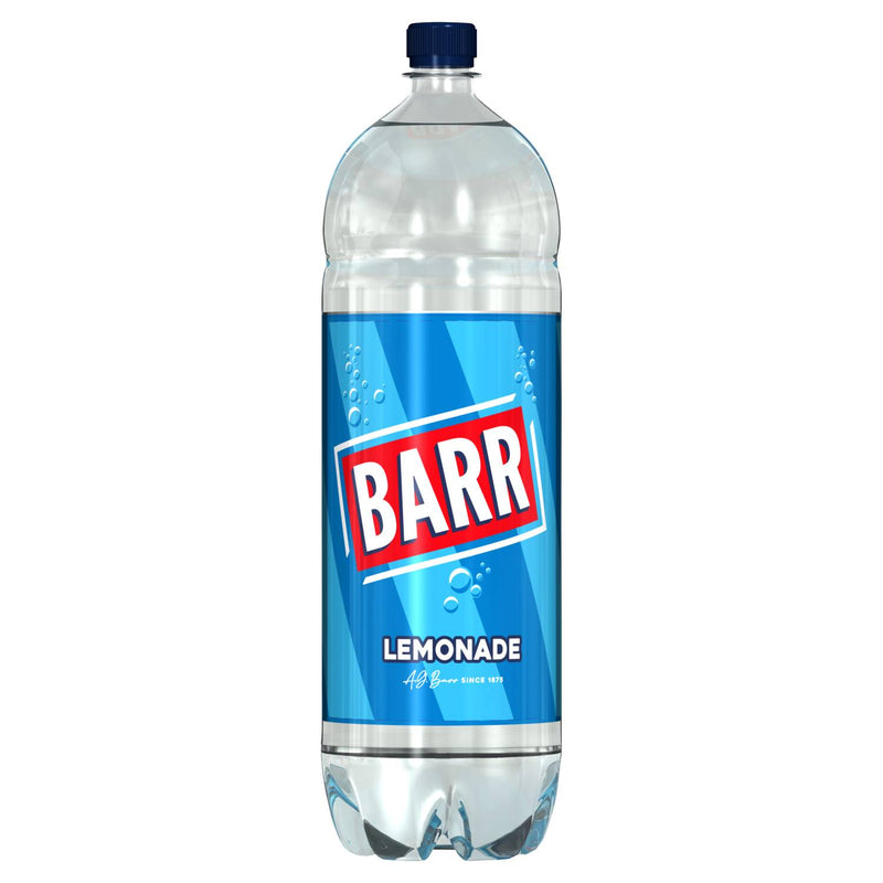 Barr Lemonade fizzy drink 2L bottle, imported from the UK