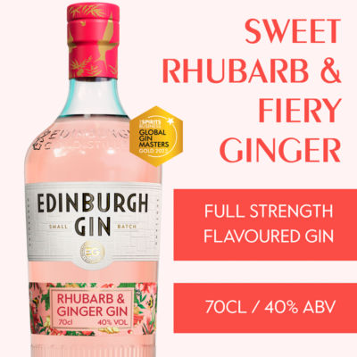 Edinburgh Gin Rhubarb and Ginger Gin 70cl (British brand)