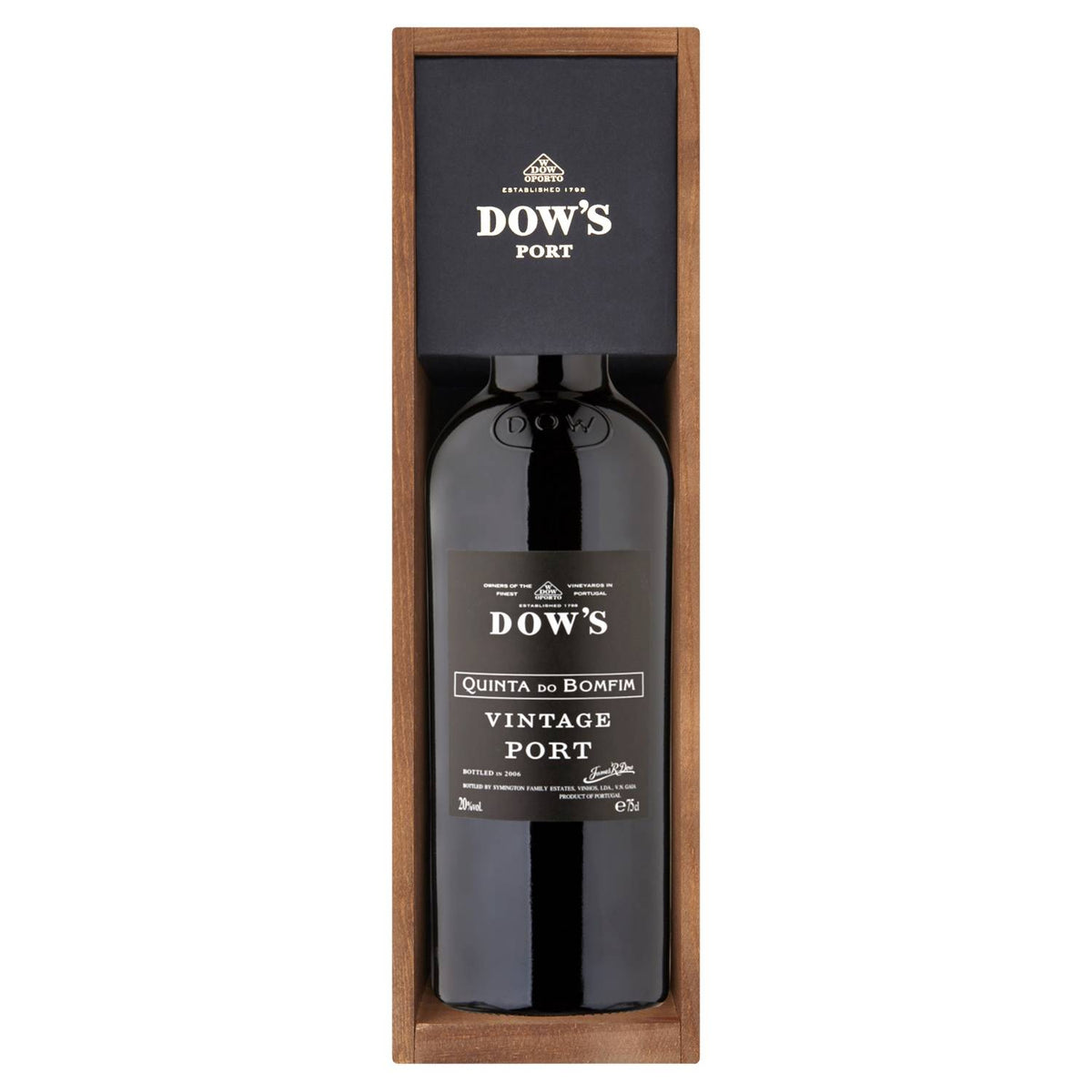 Dow's Vintage Port 75cl, UK version