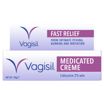 Vagisil Fast Relief Medicated Creme 30g (British brand)