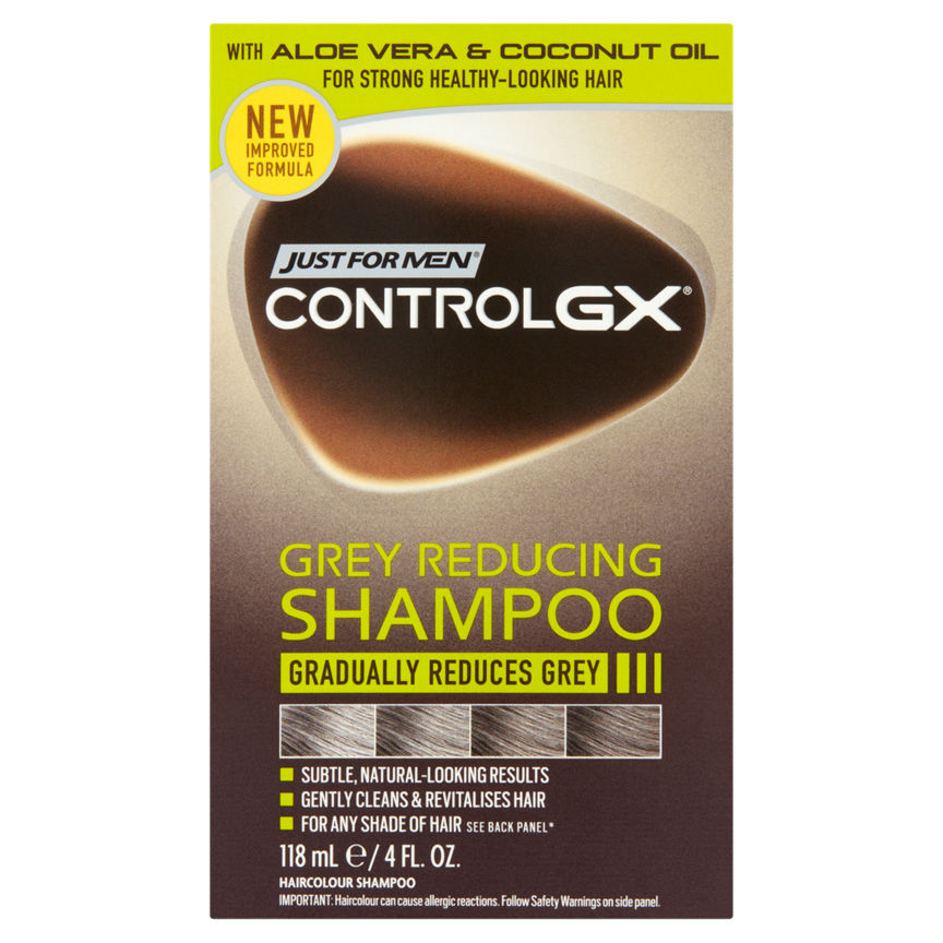 Just For Men Controlgx Grey Reducing Haircolour Shampoo GOODS ASDA   