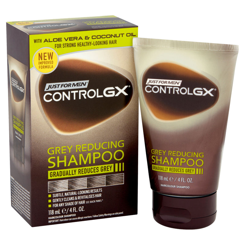 Just For Men ControlGX Grey Reducing Haircolour Shampoo 118ml, UK version