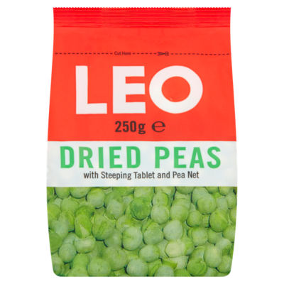 Leo dried peas with steeping tablet and pea net 250g (British brand)