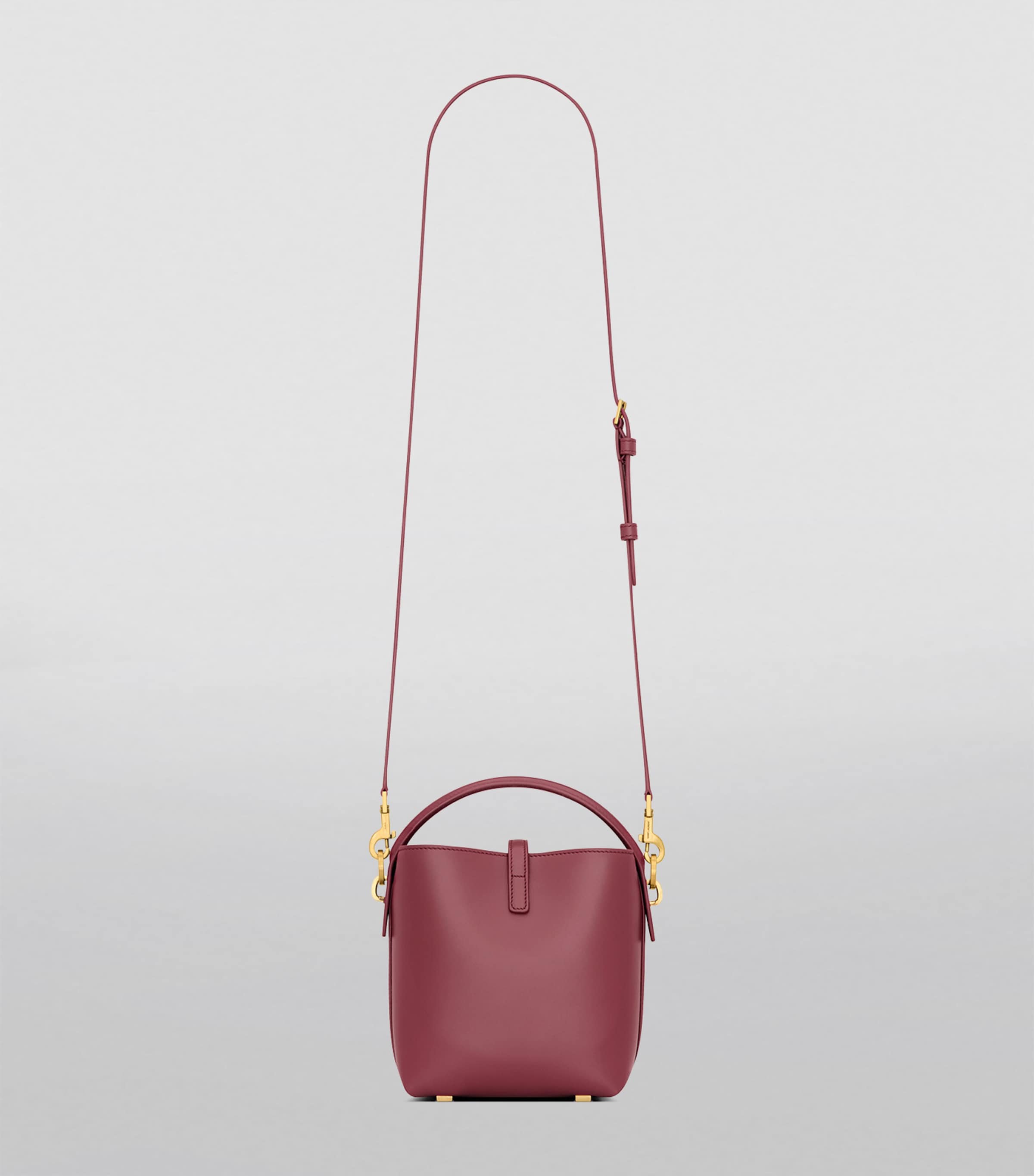 YSL Mini 37 bucket bag in smooth calfskin leather (British brand)