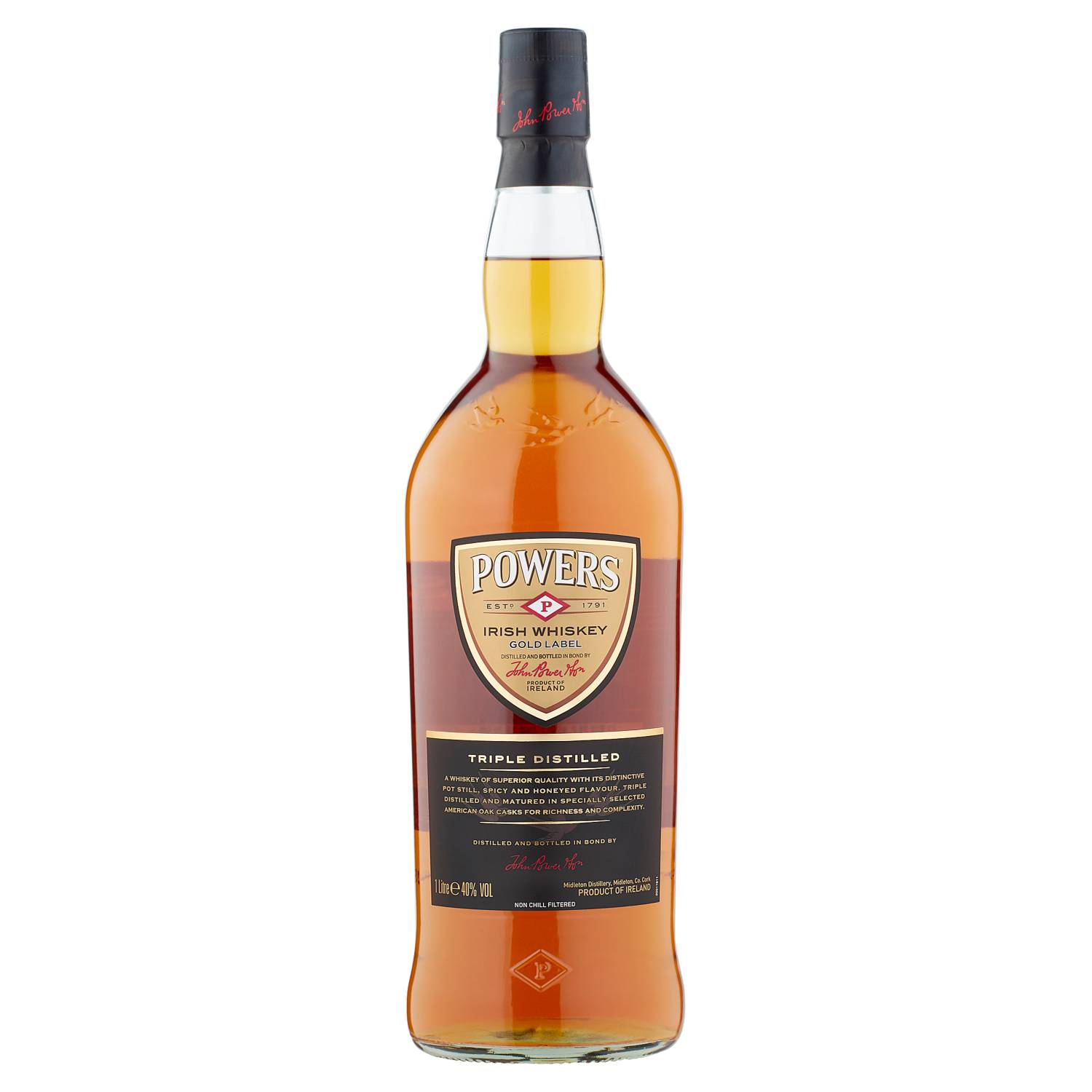 Powers Gold Label Irish Whiskey 1 Litre