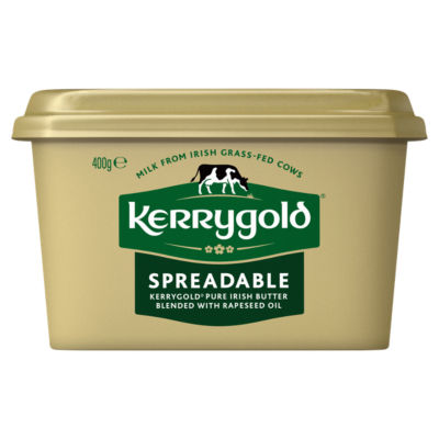 Kerrygold spreadable butter 400g, imported from the UK