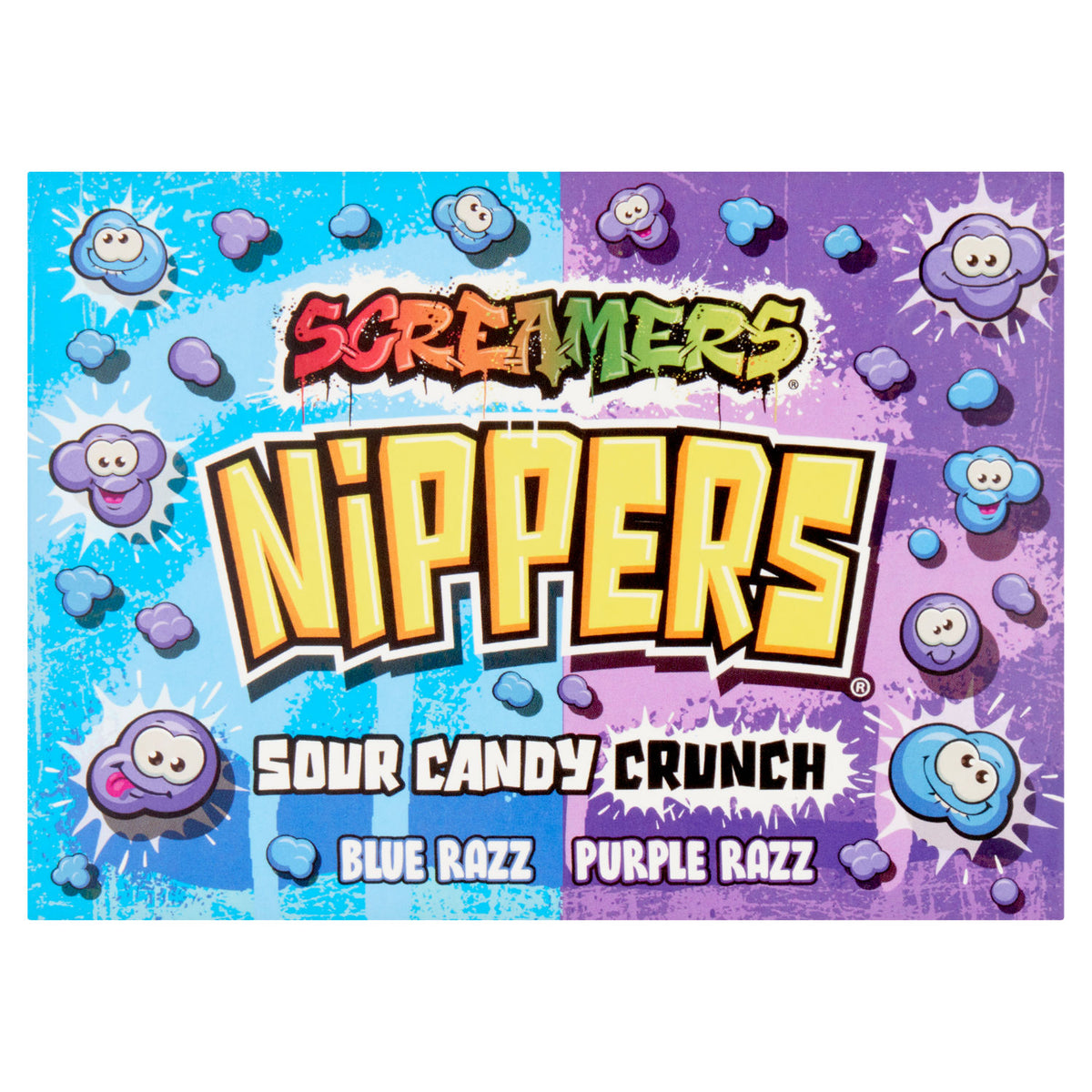 Nippers sour candy crunch 140g - British product