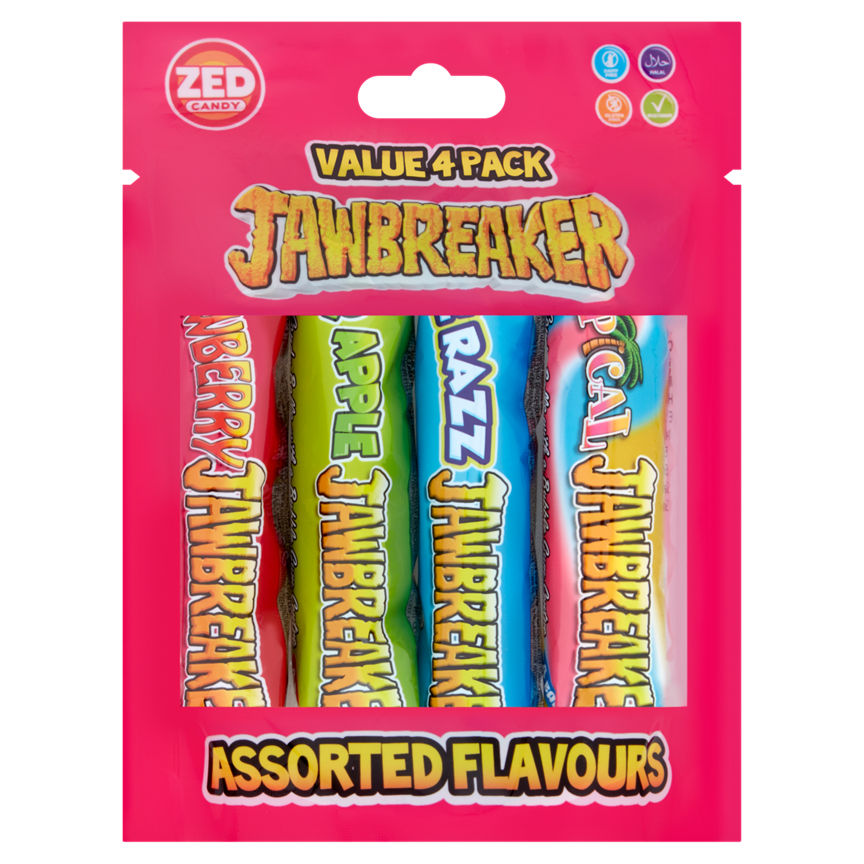 Zed Candy 4 Pack Jawbreakers Assorted Flavours 132g | McGrocer