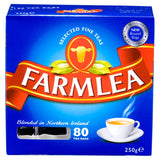 Farmlea 80 tea bags 250g, UK version