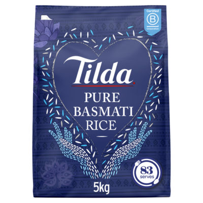 Tilda Pure Original Basmati Rice 5kg (British brand)