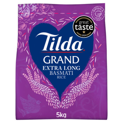 Tilda Grand Extra Long Basmati rice 5kg - British product