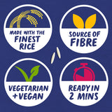 Tilda microwave wholegrain basmati rice 250g (British brand)