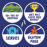 Tilda long grain rice 500g (British brand)