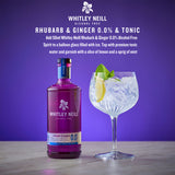 Whitley Neill Rhubarb & Ginger alcohol-free spirit 70cl (British brand)