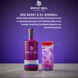 Whitley Neill Rhubarb & Ginger alcohol-free spirit 70cl (British brand)