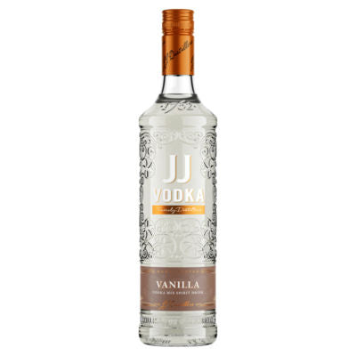 JJ Vanilla Vodka Mix 700ml, imported from the UK