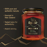 Rowse Manuka Honey 50+ MGO Multifloral 225g jar - British product