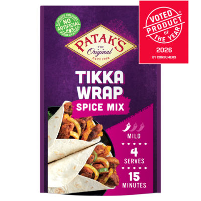 Patak's Tikka Wrap spice mix 25g, UK version