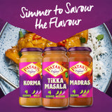 Patak's Tikka Masala curry sauce 450g, imported from the UK