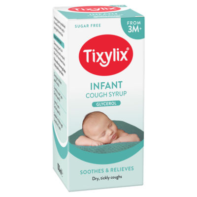 ASDA Tixylix Baby Syrup Glycerol for Dry Coughs 3 Months+ 100ml- Buy online at McGrocer