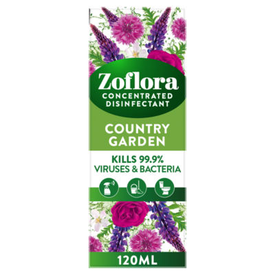 Zoflora Country Garden disinfectant 120ml, imported from the UK