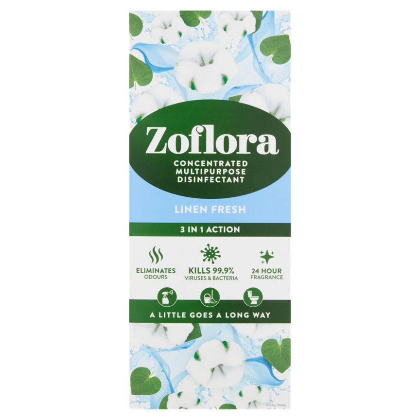 Zoflora 3 in 1 Action Concentrated Multipurpose Disinfectant Linen Fresh