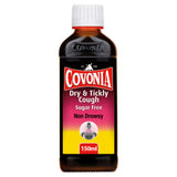 Covonia dry tickly cough syrup sugar free 150ml, UK version