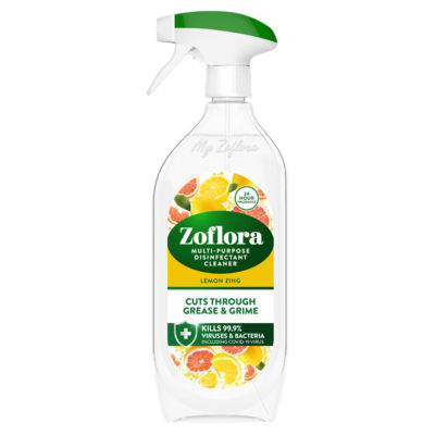 Zoflora multipurpose cleaner Lemon Zing 800ml, imported from the UK