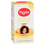 Tixylix cough syrup honey lemon flavour 100ml, imported from the UK