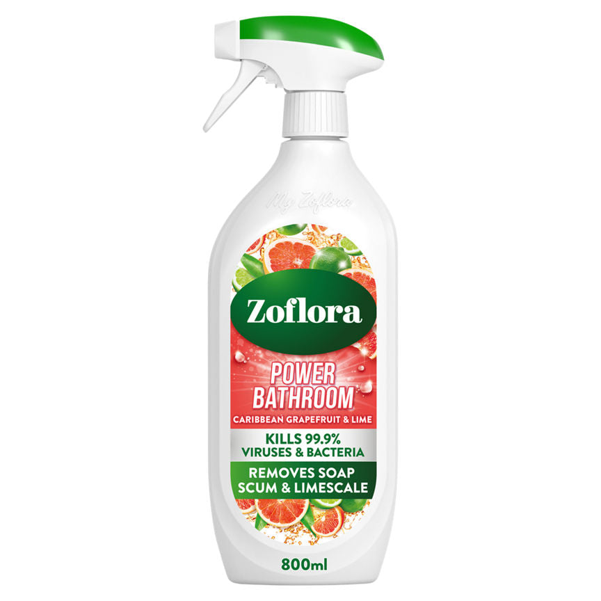 Zoflora Power Bathroom Caribbean Grapefruit & Lime GOODS ASDA   