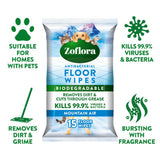 Zoflora 15 Antibacterial Floor Wipes