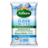 Zoflora 15 Antibacterial Floor Wipes GOODS ASDA   