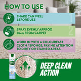 Zoflora Carpet Fresh Foam Linen Fresh 600ml (British brand)