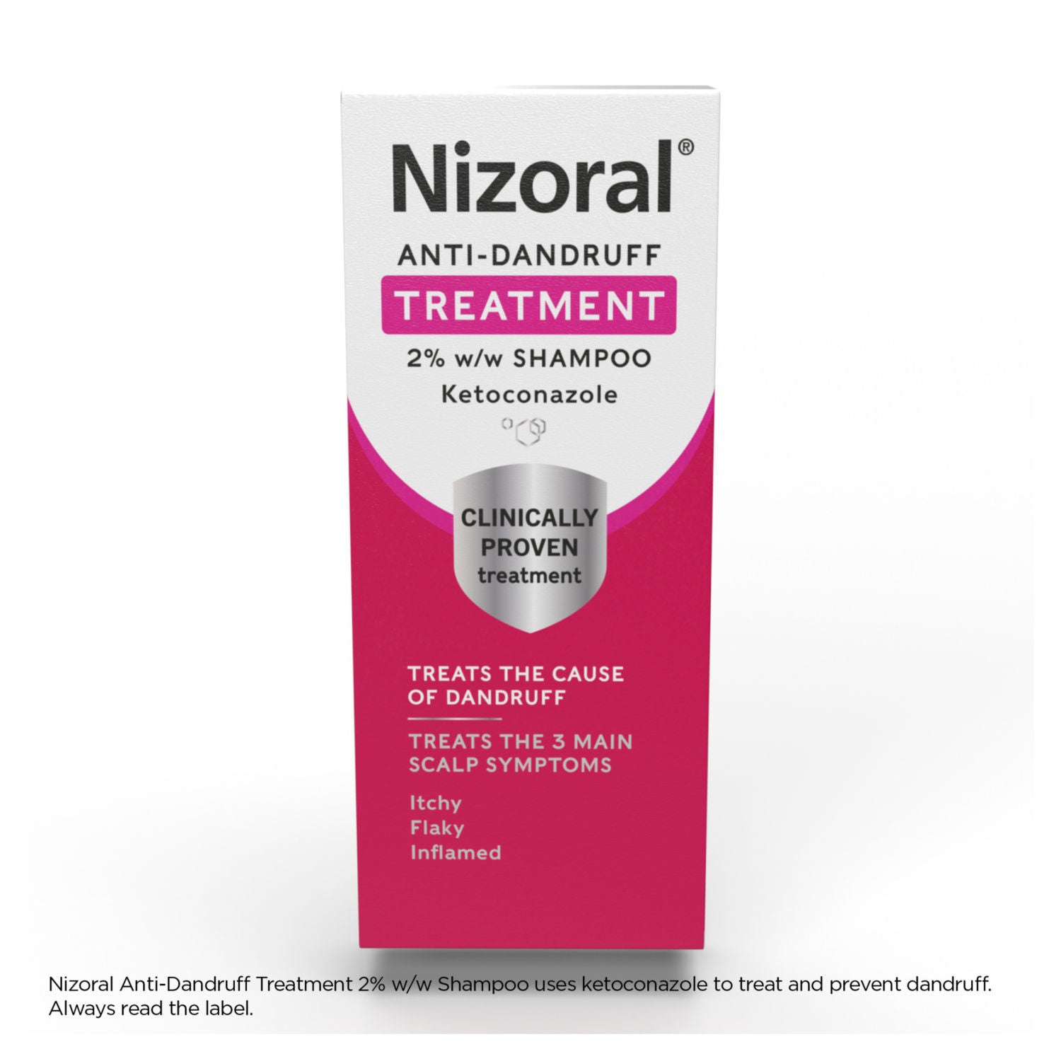 Nizoral anti-dandruff shampoo 60ml, UK version
